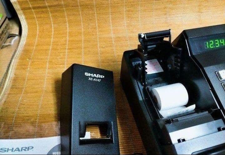 美品シャープレジスター　XE-A147PC連携売上管理フル設定無料　431115