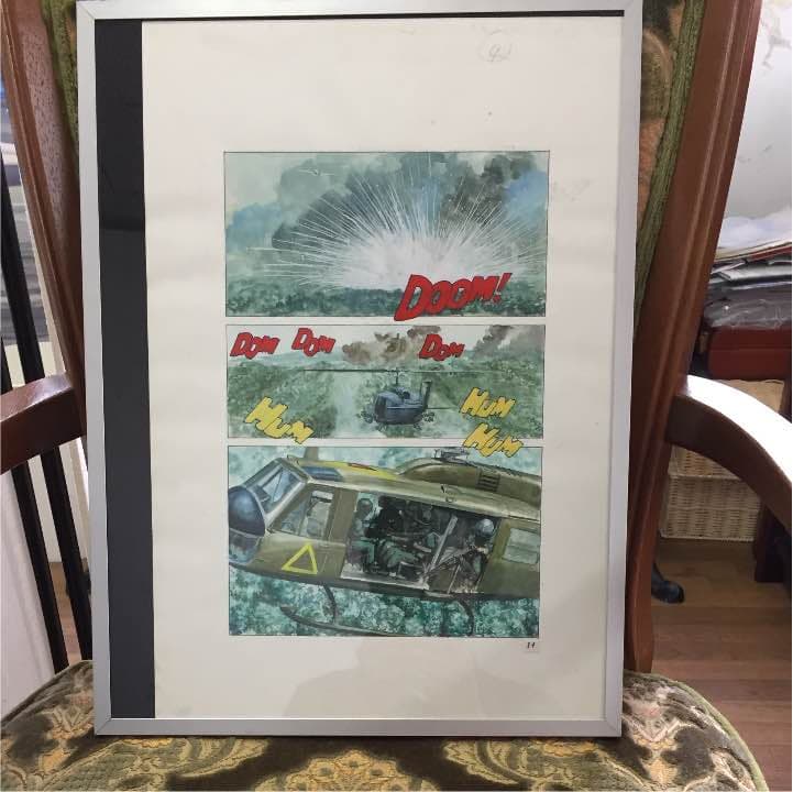 浦沢直樹 直筆生原画