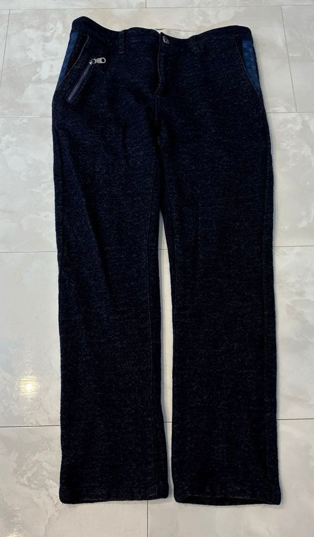 マークアンドロナ ネイビーパンツ