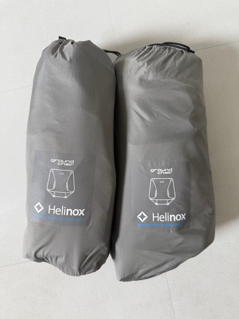ヘリノックス　グラウンドチェア　2脚　美品　ULキャンプ