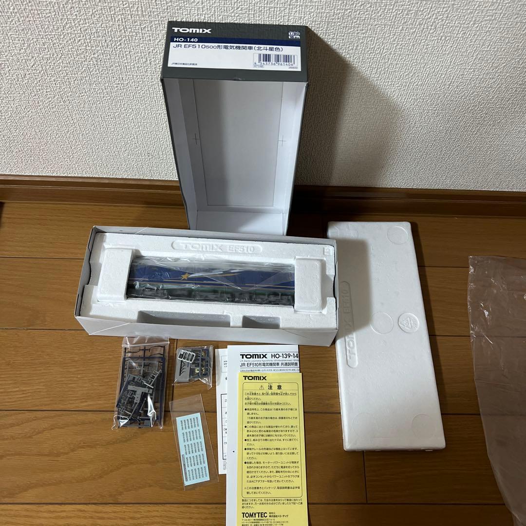 メ*6様 TOMIX HO-140 JR EF510-500 北斗星色　ジャンク