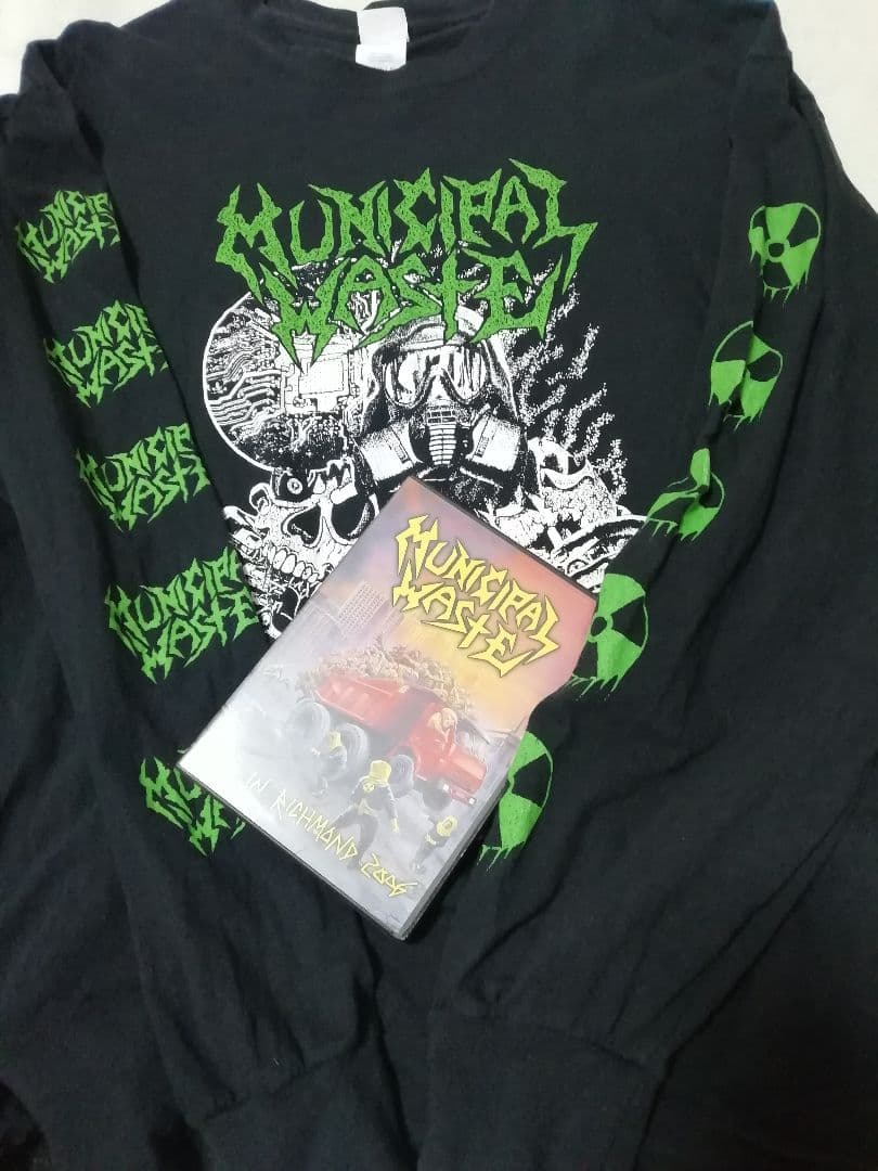 municipal waste 長袖&DVDクロスオーバー スラッシュ