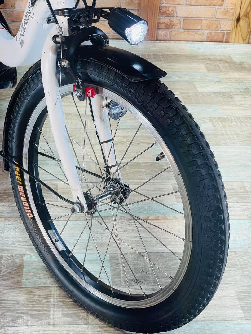 ヤマハ NO 1 ホワイト 大容量 子供乗せ電動アシスト自転車 H1237