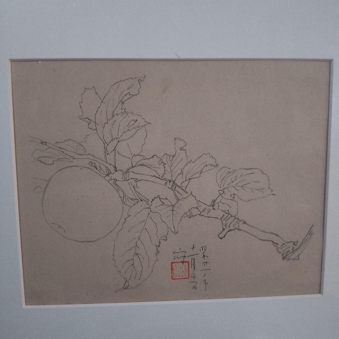 伊東深水、スケッチ画（素描画集4巻p83 no469）【修善寺】
