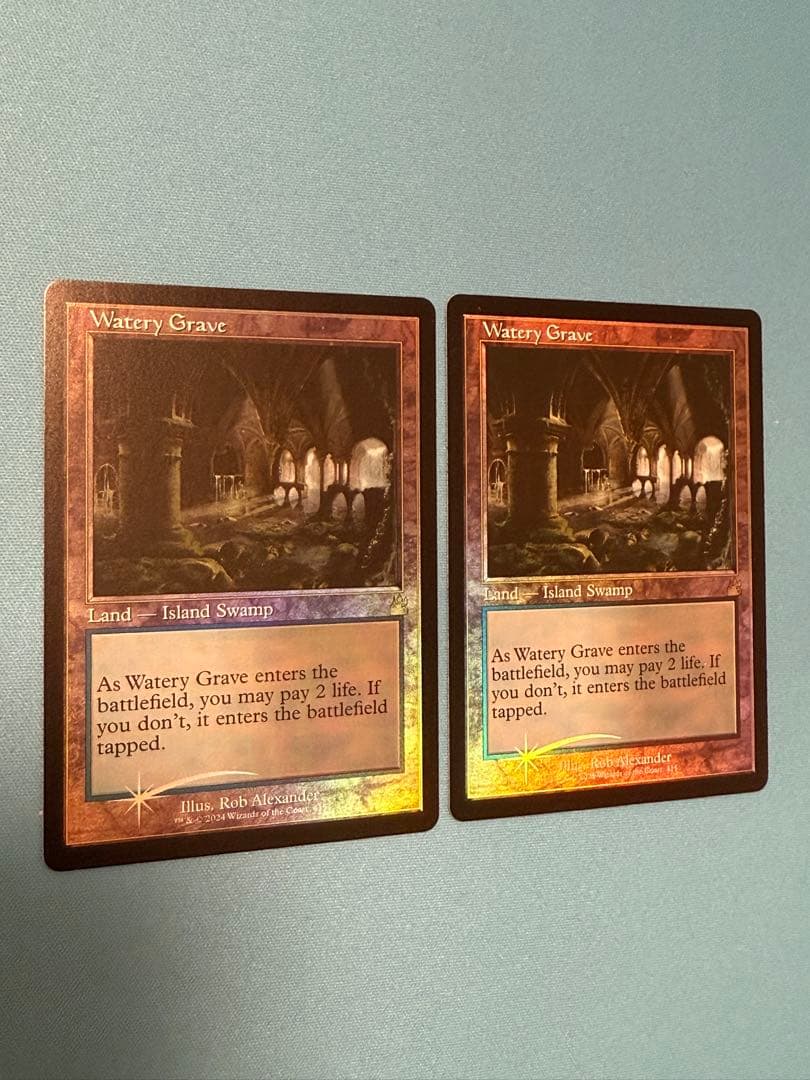 湿った墓　旧枠　英語foil 2枚セット