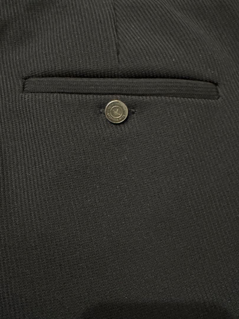 1piuluguale3 ベロア上下セットアップ V ブラック 黒 値下げ