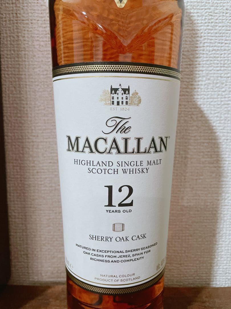 【箱付】マッカラン12年シェリーオークカスク 700ml 未開栓 シングルモルト