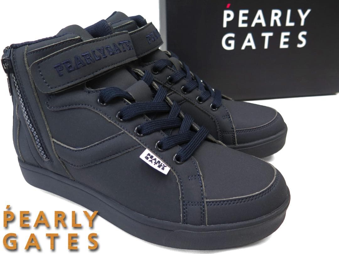 展示品●パーリーゲイツ●ミドルカット　ソフトスパイクゴルフシューズ　24.0cm