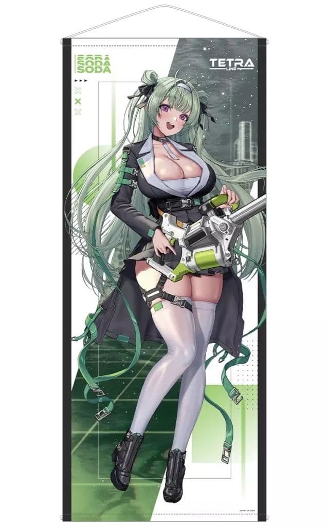 ソーダ 等身大 タペストリー LOVECACAO コラボ NIKKE