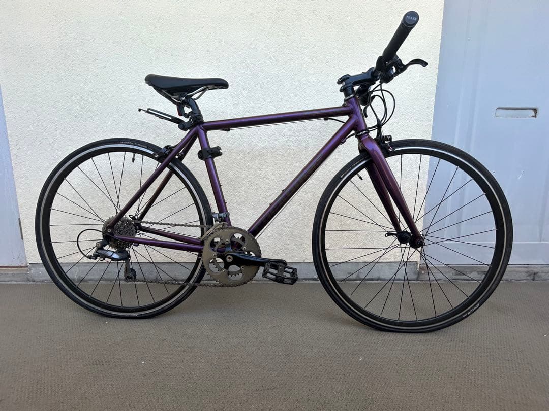 クロスバイク パープル 700C