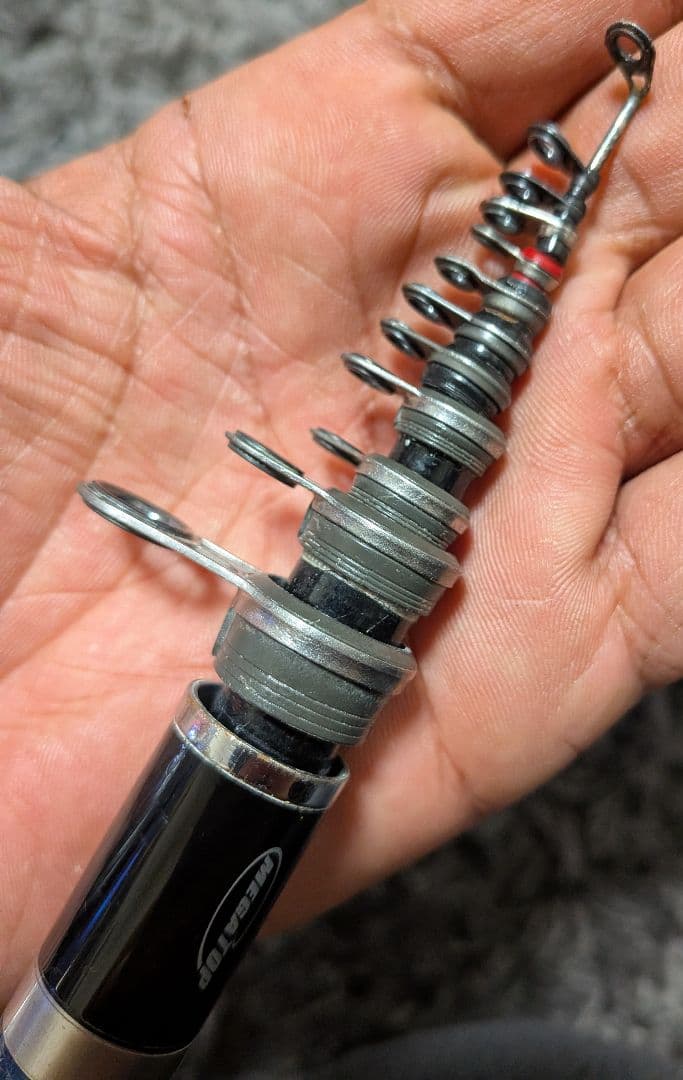 ダイワメガディス2.25号5.3m改造竿&ダイワリバティクラブ磯風3号4.5m