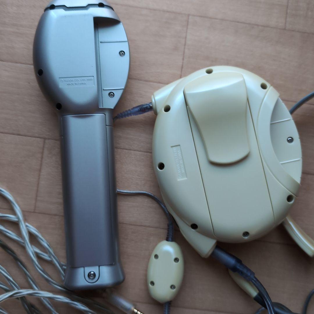 平成レトロ イーカラマイクとハンズフリータイプとe-karaカートリッジ2本付き