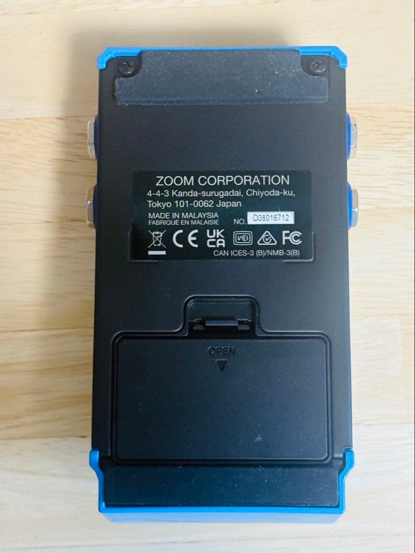 新品同様 ZOOM MS-70CDR+マルチエフェクター ms70cdr+