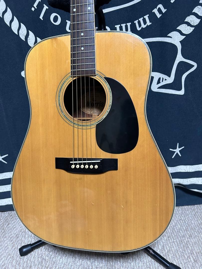 最終特価‼️単板トップ美品80年製❣️国産ビンテージ❣️モーリス　Ｗ-25 良質❣️良音