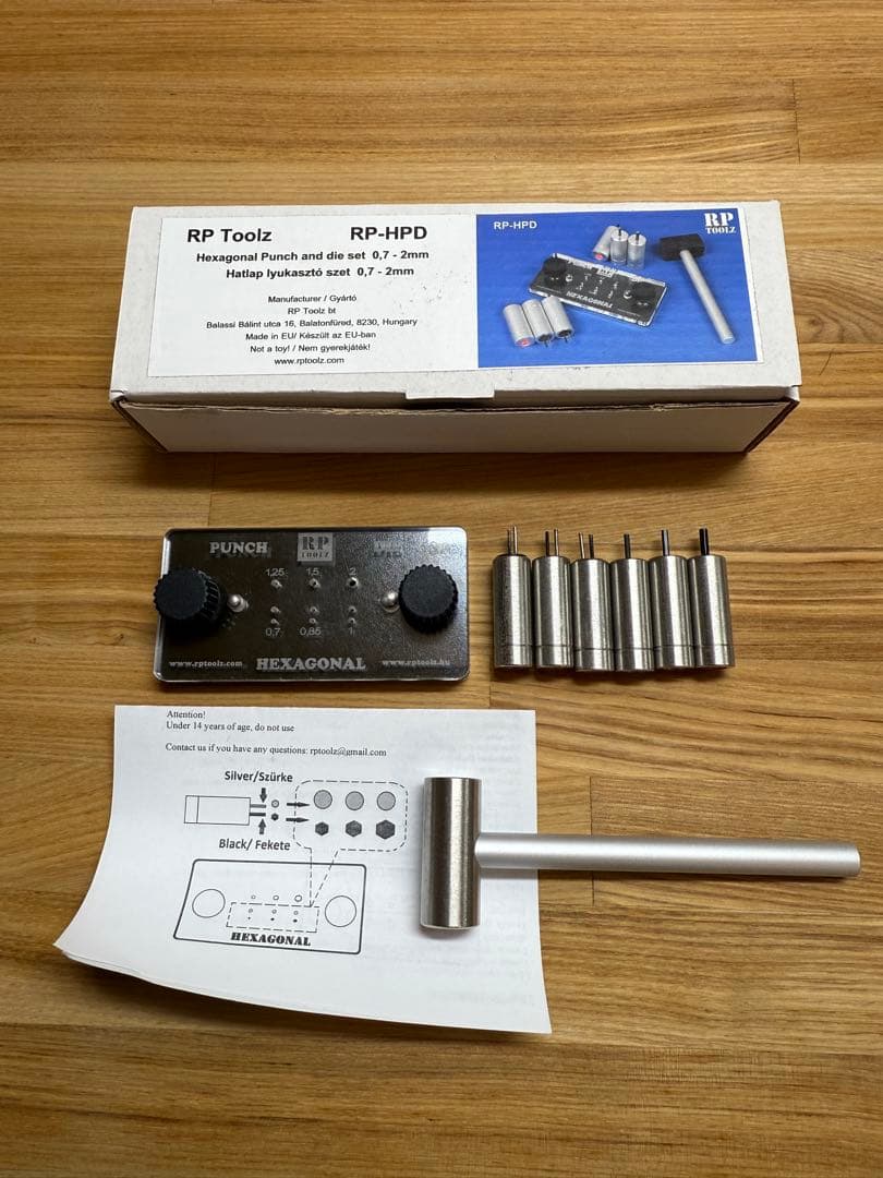 RP Toolz RP-HPD 六角形パンチセット　プラモデル用工具