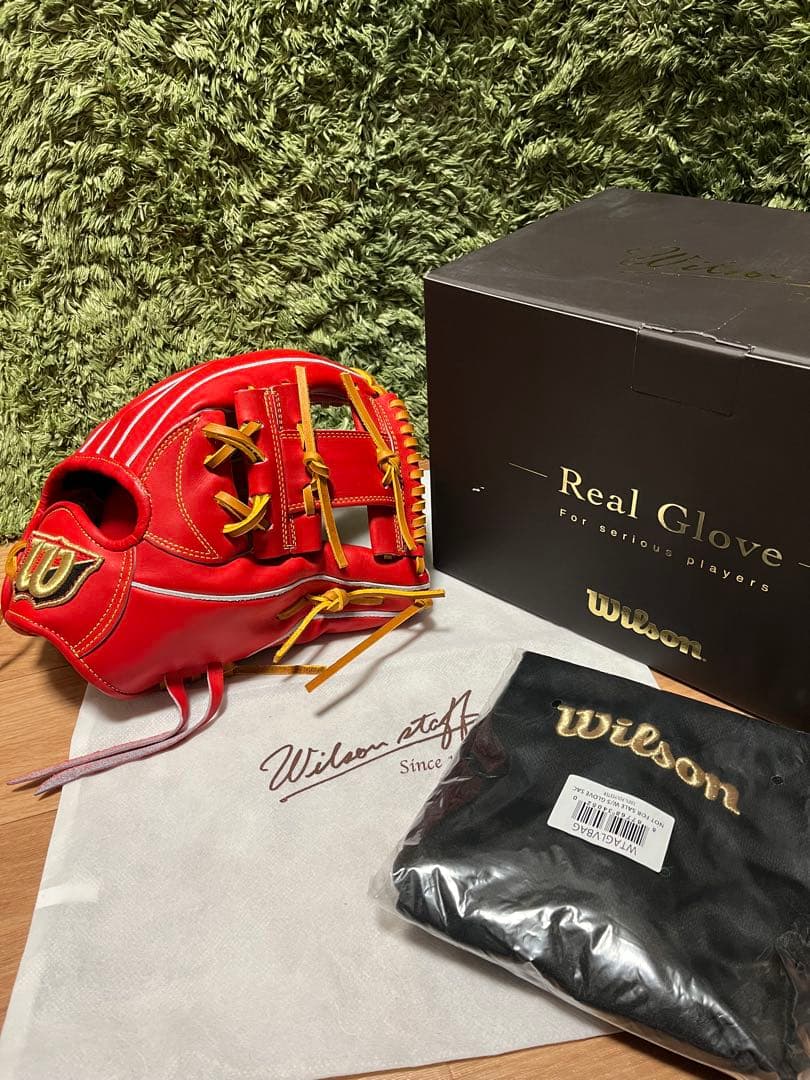 ウィルソンスタッフ 硬式内野手用グラブ 1723型 Eオレンジ 坂本風