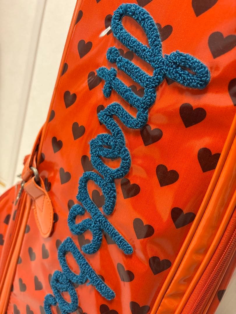 Lecoq sportif／ルコックスポルティフ　キャディバッグ オレンジ/橙