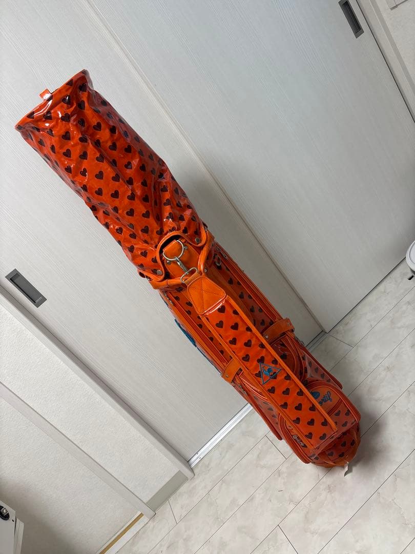 Lecoq sportif／ルコックスポルティフ　キャディバッグ オレンジ/橙