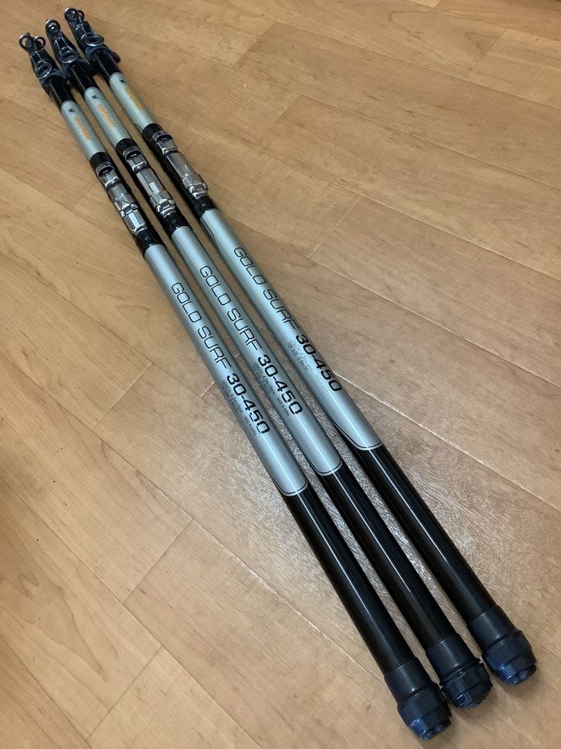 NEW FOREST GOLD SURF 30-450 投げ竿　3本セット！