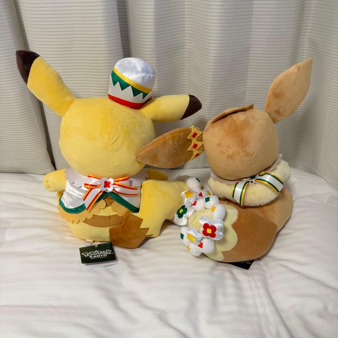 ポケパークカントー ピカチュウ イーブイ ぬいぐるみ 大