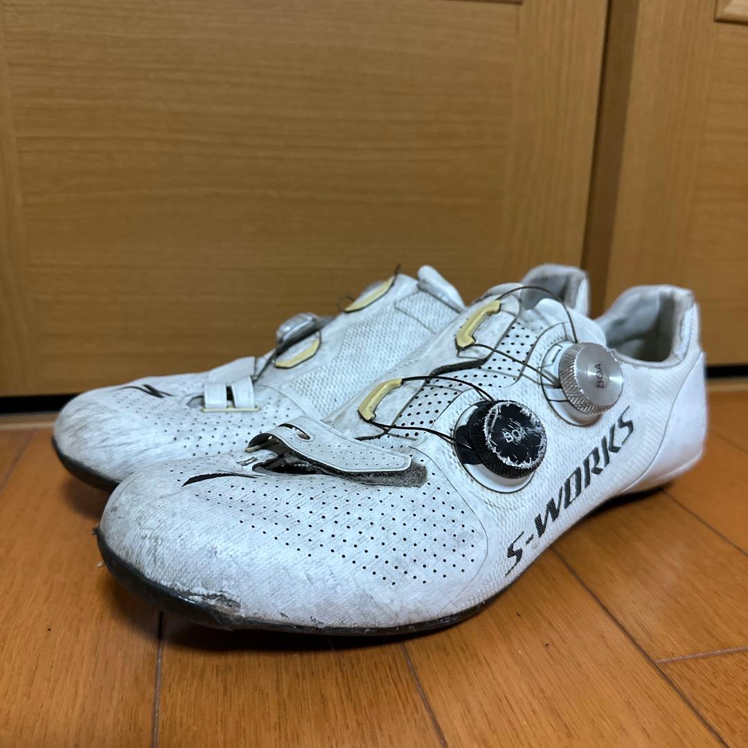 S-WORKS 7 シューズ ホワイト 42サイズ