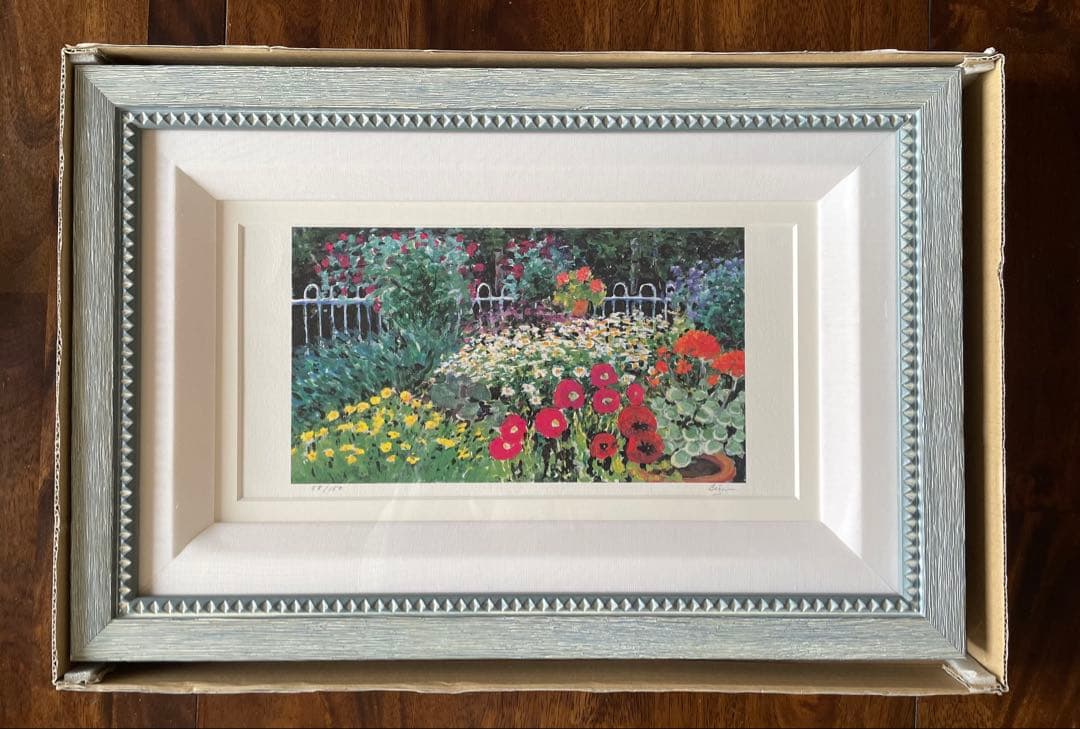 ギィ・ベガン　Guy Begin 絵画「私の庭の香り」 ジグレー　版画