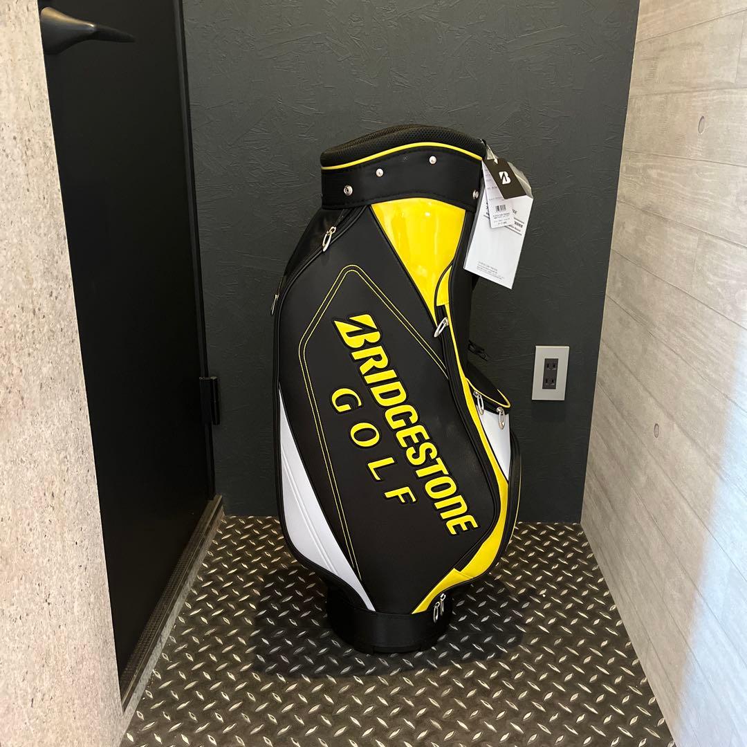 新品　BRIDGESTONE GOLF キャディバッグ イエロー/ブラック