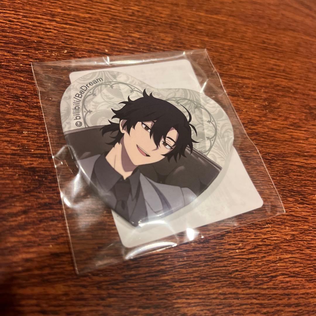 最安値 時光代理人 くじ引き堂 特典 ハート型缶バッジ トキ 程小時 描き下ろし