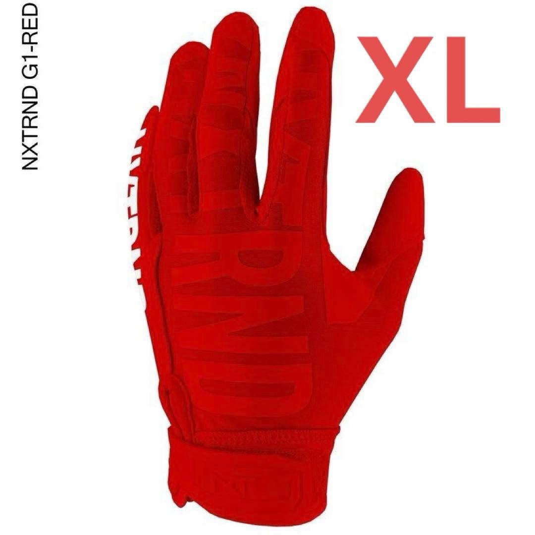 【XL】NXTRND G1 アメフト グローブ レッド