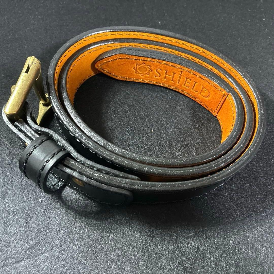 田村装備開発　QDLB《Quick draw leather belt》、黒