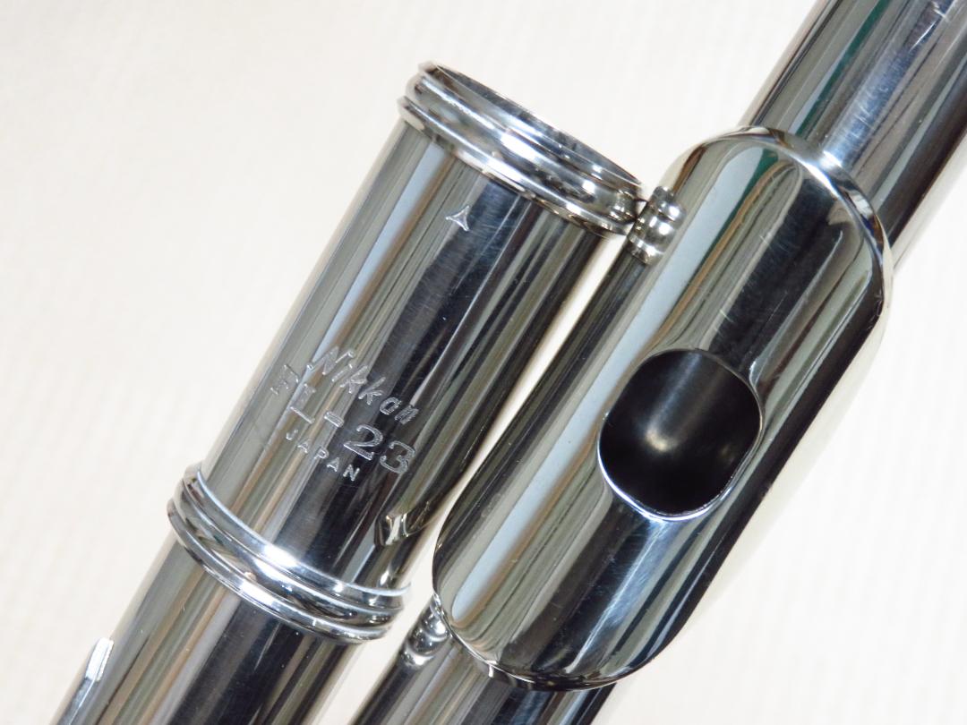 全タンポ＆ヘッド・コルク交換済　フルート　Nikkan　Eメカ付き