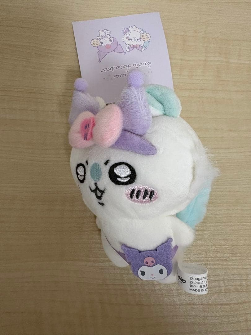 ちいかわ　サンリオキャラクターズ　マスコット　モモンガ×クロミ