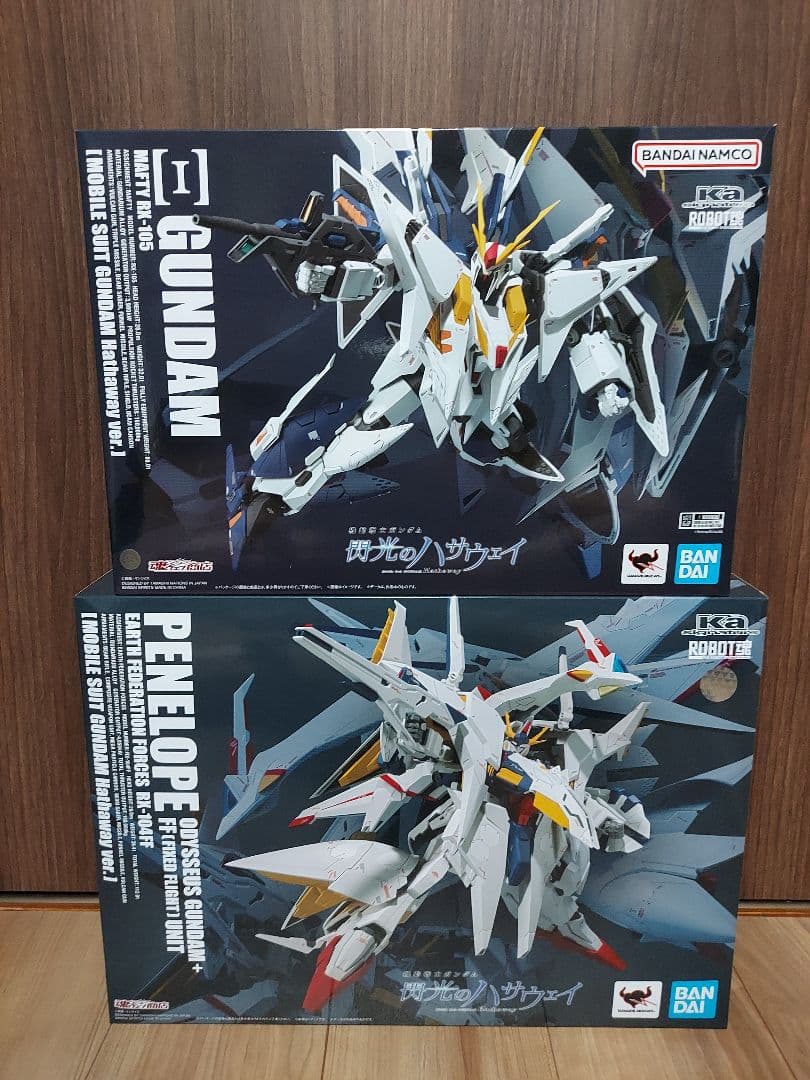 バンダイROBOT魂 Ξガンダム　ペーネロペー閃光のハサウェイVer2点セット