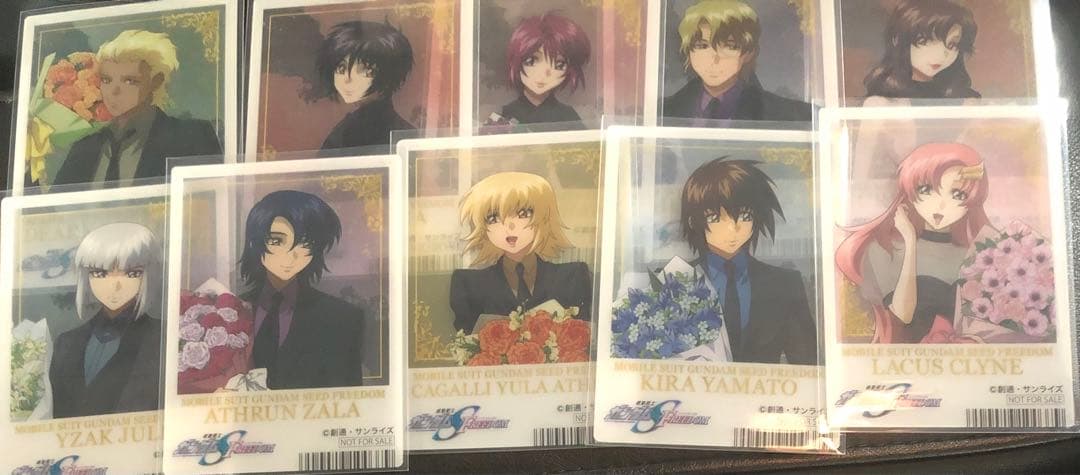 ガンダムSEEDFREEDOMアクリルキーホルダー　コレクション　特典全種セット