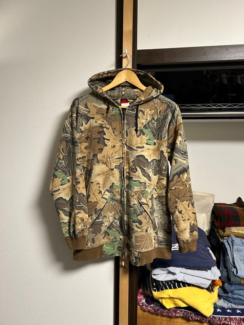 red head 80s 90s USA製　カモ柄