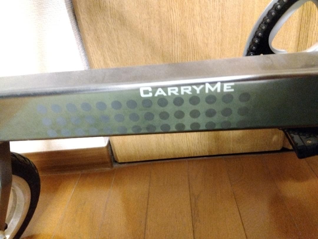 【CarryMe】8インチ折りたたみミニベロ　シルバー