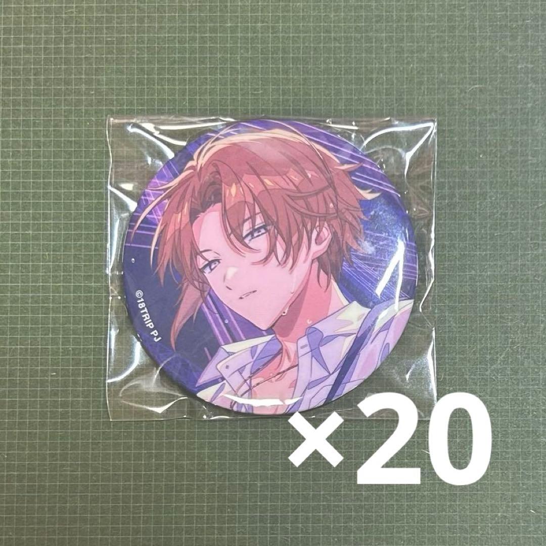 斜木七基 キャラバッジ 缶バッジ