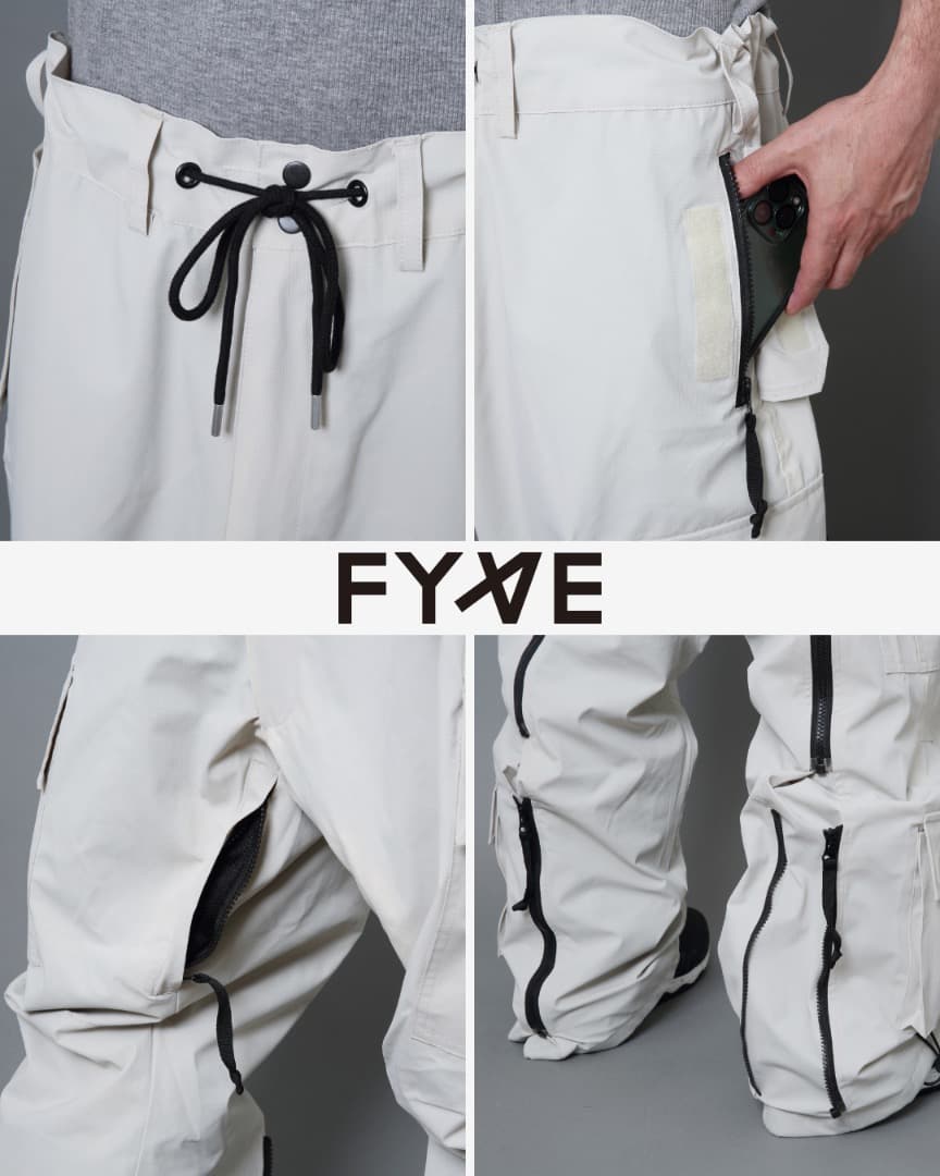 FYVE スノーボードウェア 日本限定 新品 セットアップ ［Mサイズ］グレー