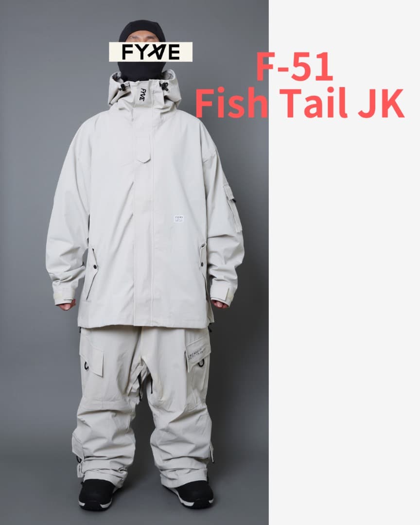 FYVE スノーボードウェア 日本限定 新品 セットアップ ［Mサイズ］グレー