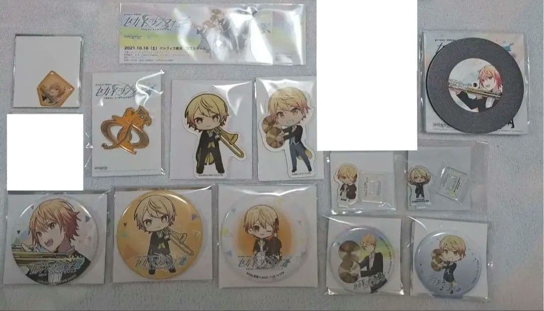 プロセカ　セカシン　アクスタ　缶バッジ　色紙天馬司　23点+α