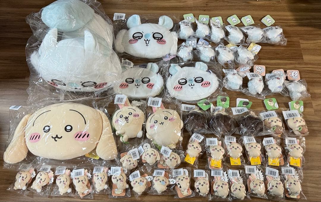 ちいかわ うさぎ モモンガ だらけくじ　50点セット