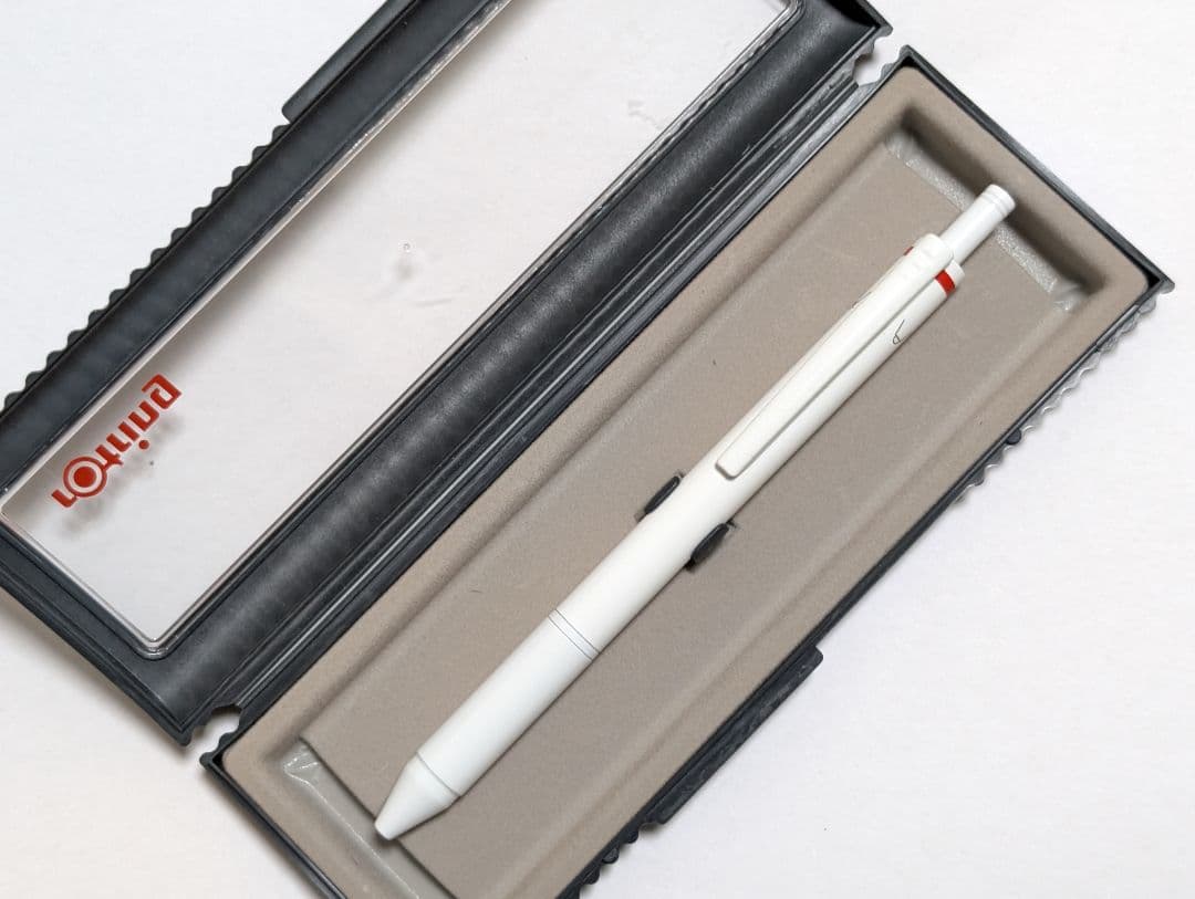 Rotring　無印良品　trio pen　ホワイト　ボールペン　振り子式