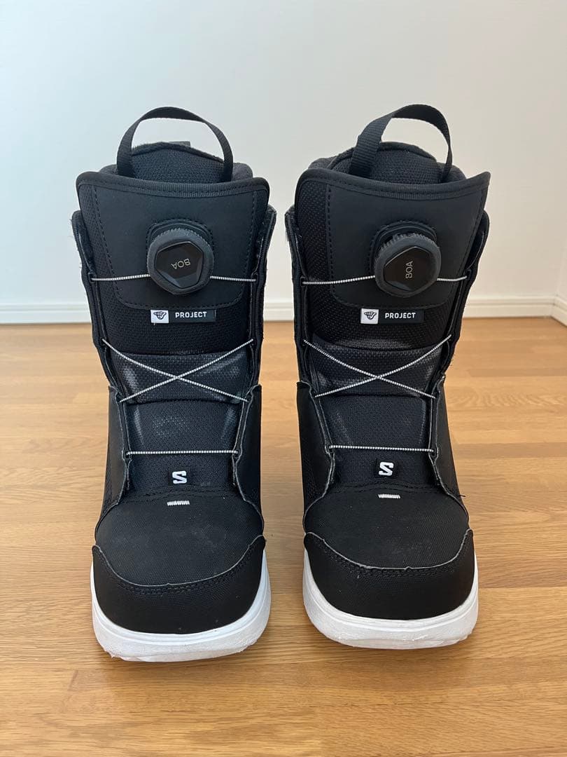 サロモンPROJECT BOA®キッズ用スノーボードブーツ22.5-23.0cm