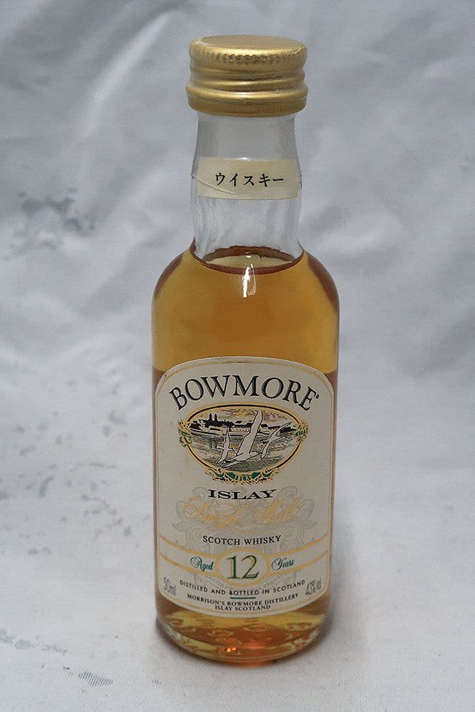 ボウモア１２年 シングルモルトウィスキー ミニチュアボトル