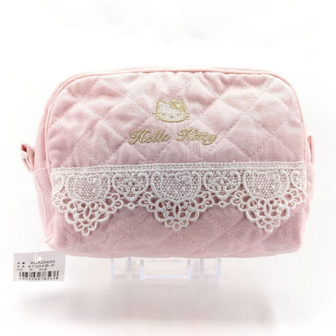 当時物 未使用 ハローキティ コスメポーチ レース サンリオ 2002年 レトロ