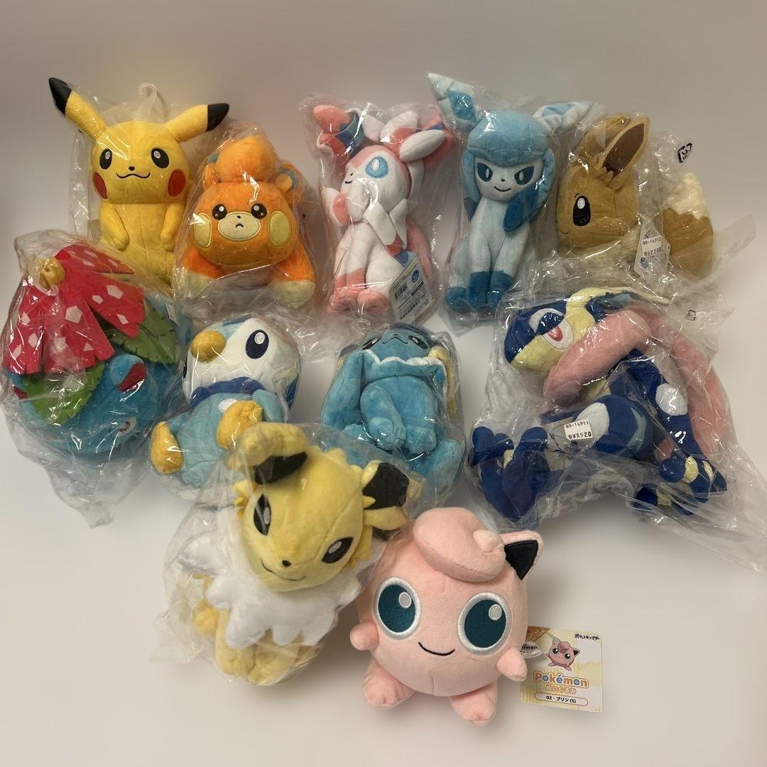 【新品未開封】ポケモン ぬいぐるみ マスコットセット