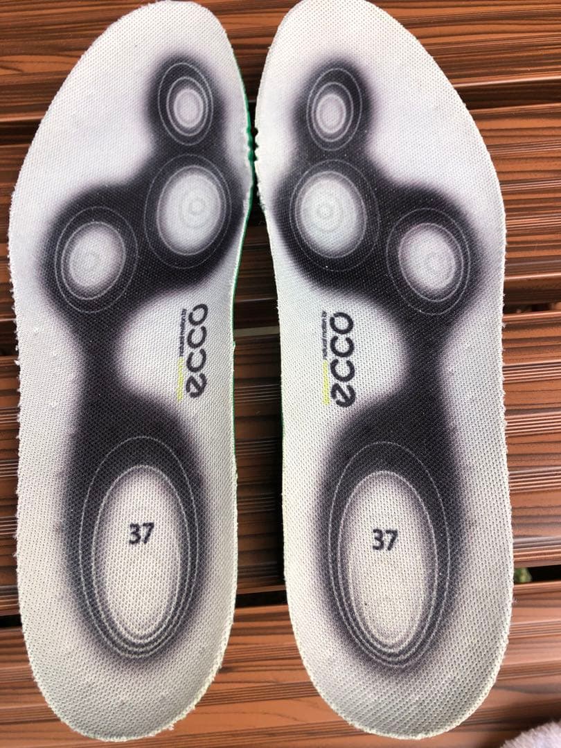 378番美品ECCO ゴルフシューズ 37 23.5cmスパイクレス