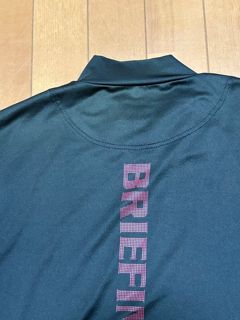 ブリーフィングBRIEFING☆ツアー定番ハイネックTシャツ☆黒☆L☆