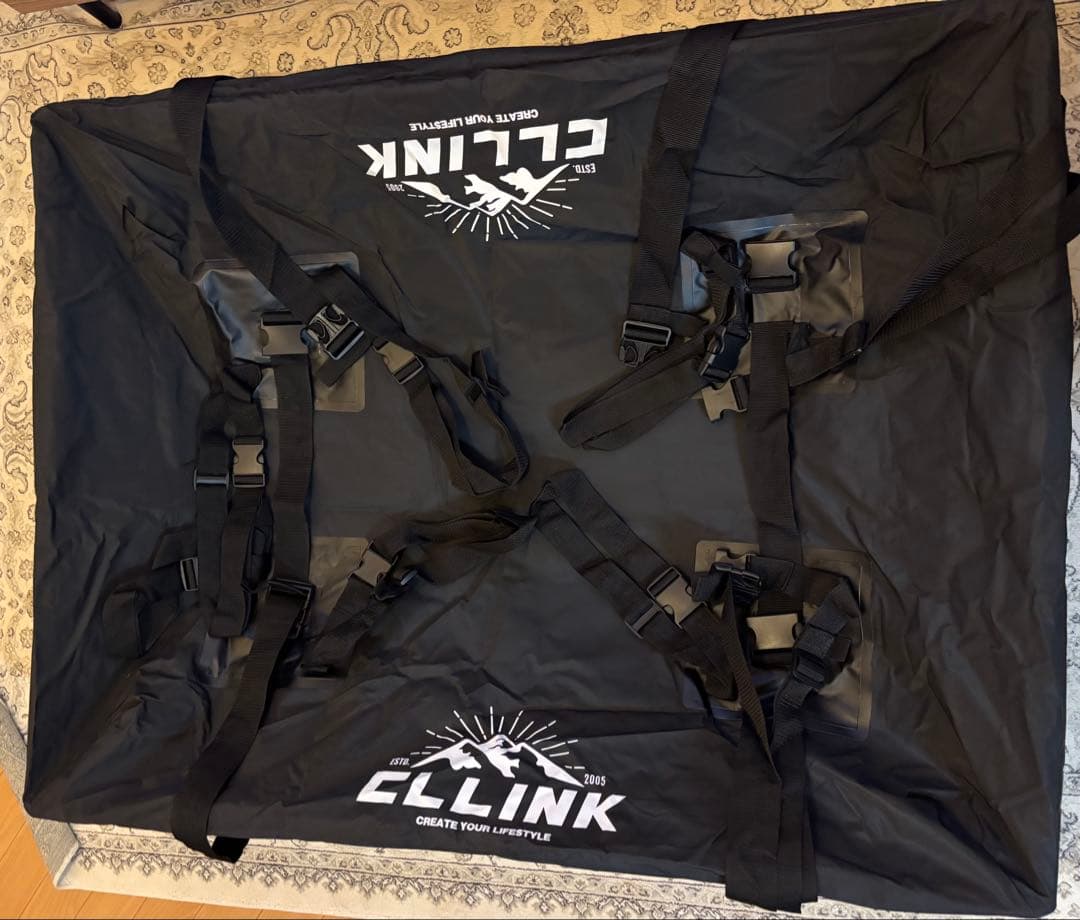 シーエルリンク　ウォータープルーフ ルーフバッグ 425L キャリアバッグ 防水