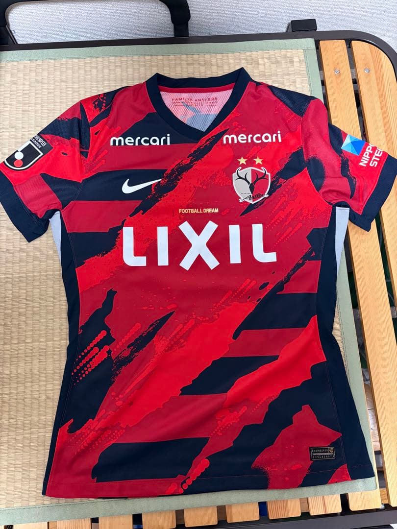 鹿島アントラーズ 2025 ホームオーセンティックユニフォーム 13.知念